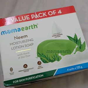 Mama Earth Neem Moisturizing Lotion Soap