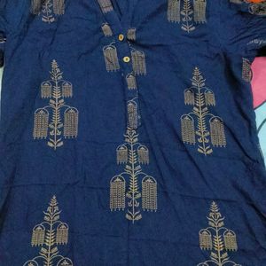 Navy Blue Kurti