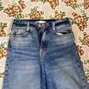 zara wide leg jeans