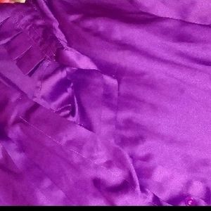 purple Satin Shirt