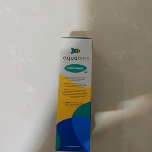 New Unused Aqualens Lens Cleaning Solution 100 ML