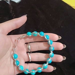 Natural Firoza (Turquoise) Bracelet New