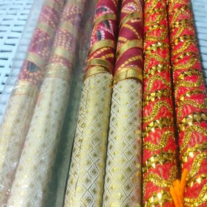 Garba Sticks.. 3 Pair..Dandiya For Navratri New