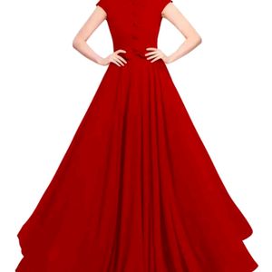 Red Colour Party Wear Gown For Function