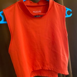 H&M Orange Crop Top