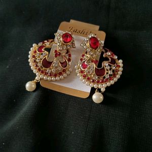 Earings With Hair Clip