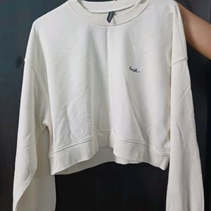 H& M Cropped Sweatshirt