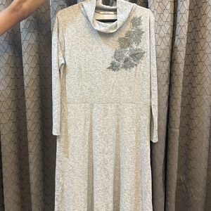 Silver Leafy Dress