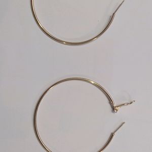 Golden Big Hoops