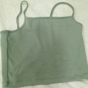 Pastel Green Crop Top By Tokyo Talkies