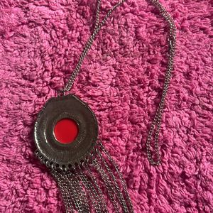 oxidised necklace