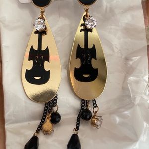 Guitar Design Earings