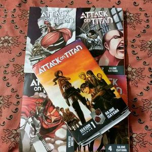 Attack On Titan Manga Book Set