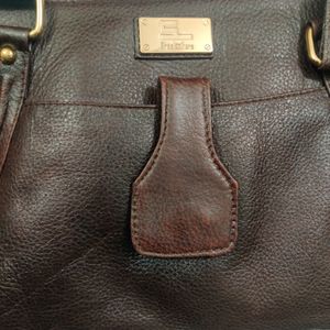 New Leather Women Hand Bag In Brown Color