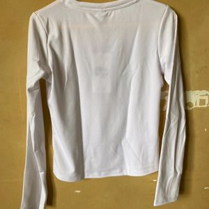 Basic White Long Sleeve Top