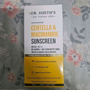 Dr. Sheths Centella and Niacinamide Sunscreen