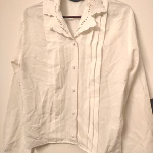 White Office Wear Shirt