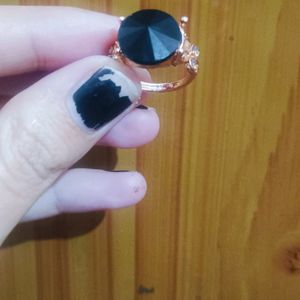 Black Colour Stone Ring..