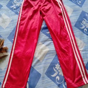 Top With Red Track Pant