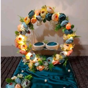 Ring Platter With Fairy Lights.