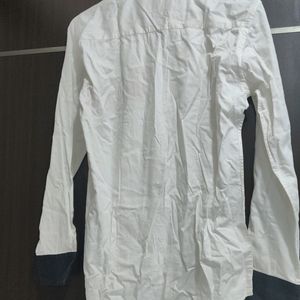 A Very Smart Looking White Shirt Unique Design