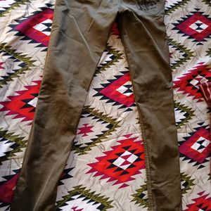 Brown Colour Skin Fit Jeans