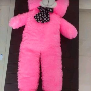 Brand New 90 Cm Teddy Bear With Cover Pink