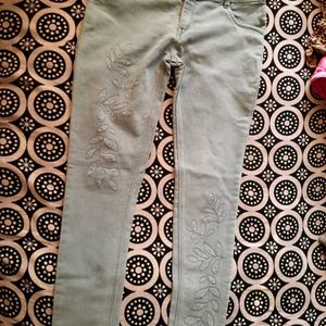 Grey Denim Jeans