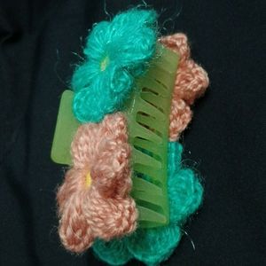 Crochet Hair Clutches ,