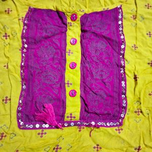 MUSTARD SHORT KURTI