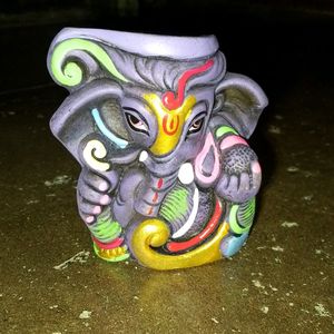 Handmade Terakota Beautiful Ganesh Penstrand