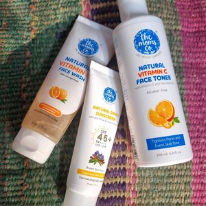 Facewash, Toner & Sunscreen