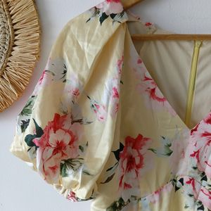 Le Chateau Floral Dress From France