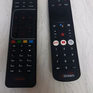 Airtel Extreme Remote And  Normal TV Remot