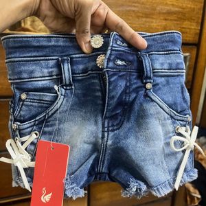 Baby Shorts Denim