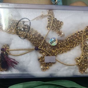 Gold Plated Heavy Jewellery Set