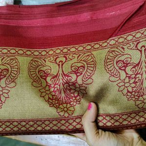 Silk Saree New Unused With Blouse Piece