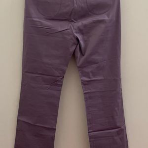 Purple Colour Straight Fit Pants || Polo Brand