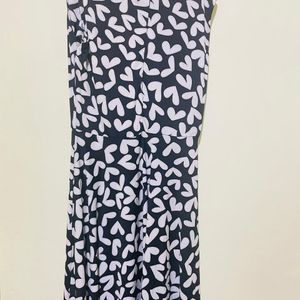 Black And White Stylish Full Dress