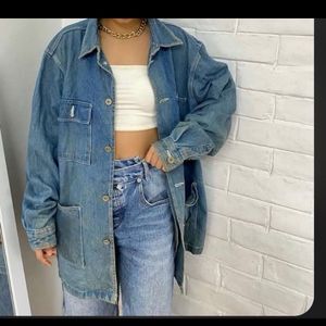 Denim Oversized Jacket