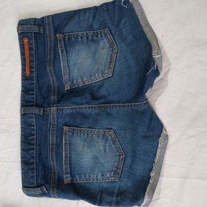 Combo Denims Shorts With Sleevless
