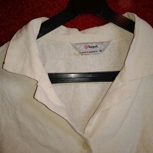 collar white shirt for women