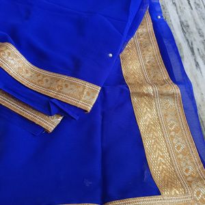 Royal Blue Saree💙