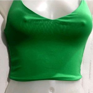 Fitted Crop Top For Girls L/15