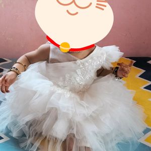 White Barbie Frock