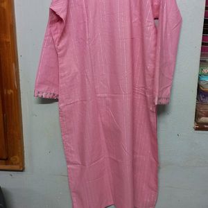 cotton pink kurti