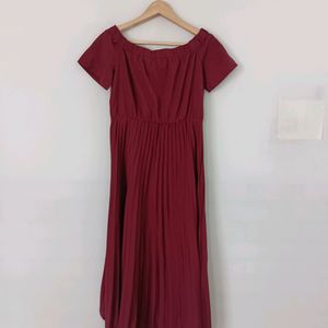 Dark Mauve Color Dress (Women's)