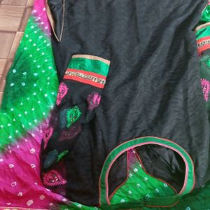 Kurti Set Patiyala Salwar Suit Bandhani Dupatt