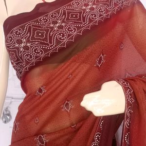 New Office Wear Jaipur Print Saree