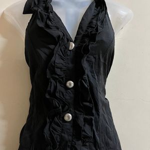 Korean Black Playsuit